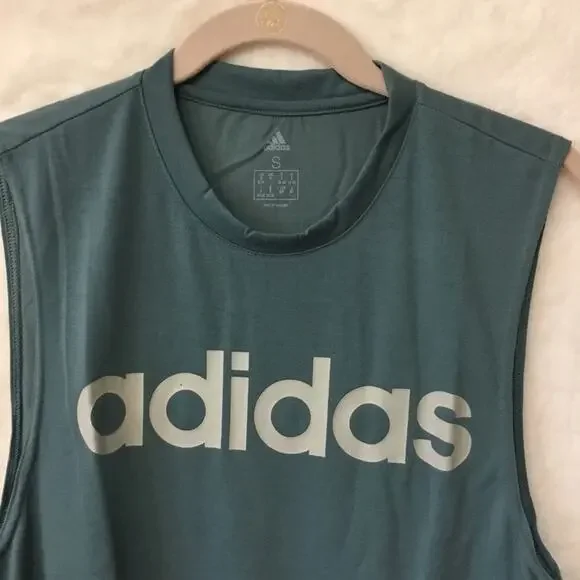 Adidas Raw Green Dash Tank Top - Picture 3 of 7
